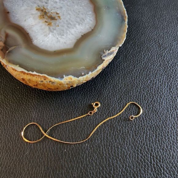 no brand Jewelry - 14k 💛Gold Serpentine 7" Bracelet